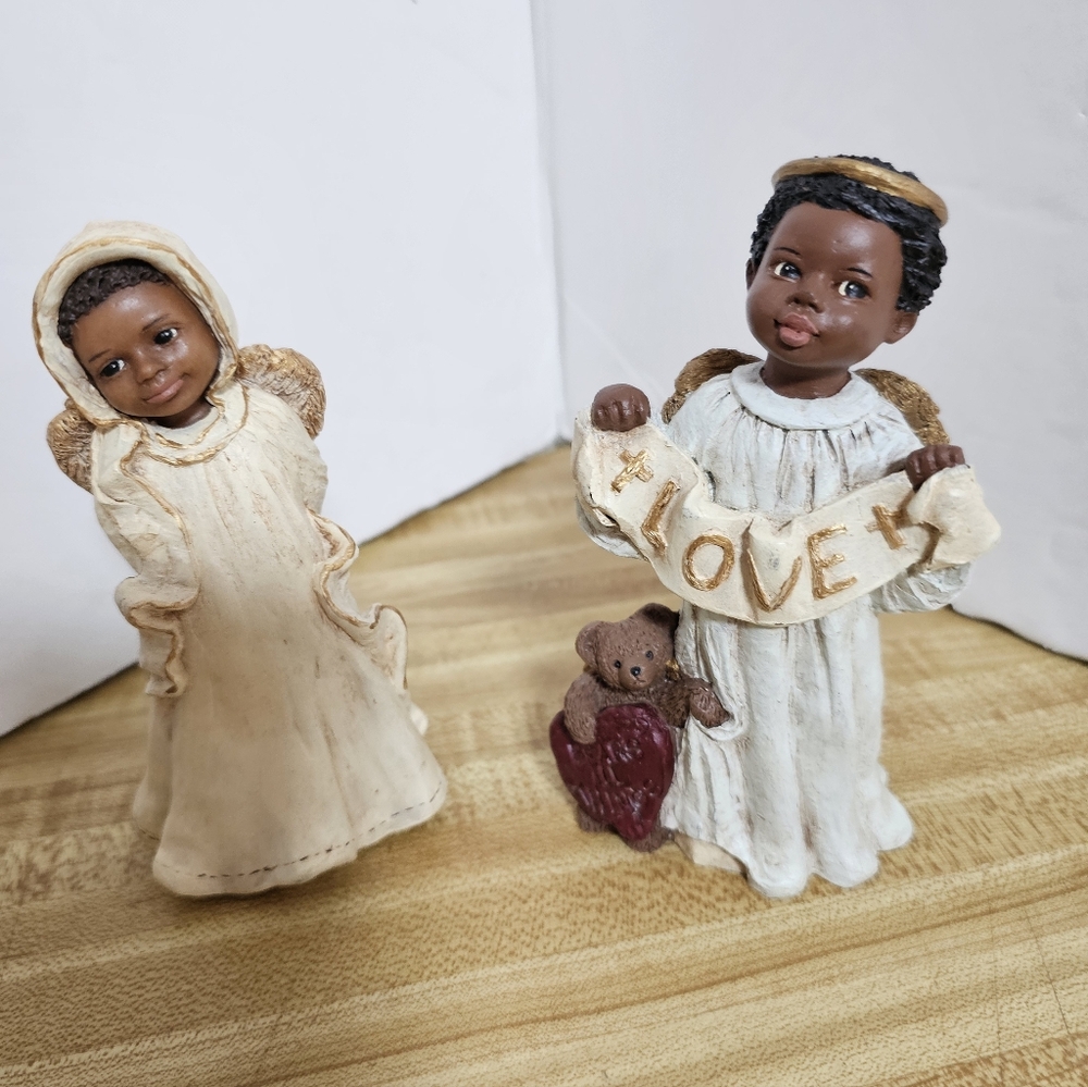 Vintage "All God's Children" Martha Holcombe - Cieara "Love" & Miquela Angel EUC